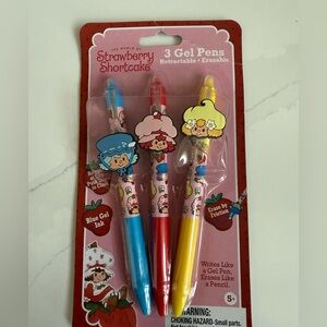 Strawberry Shortcake Gel pens ❤️🍓